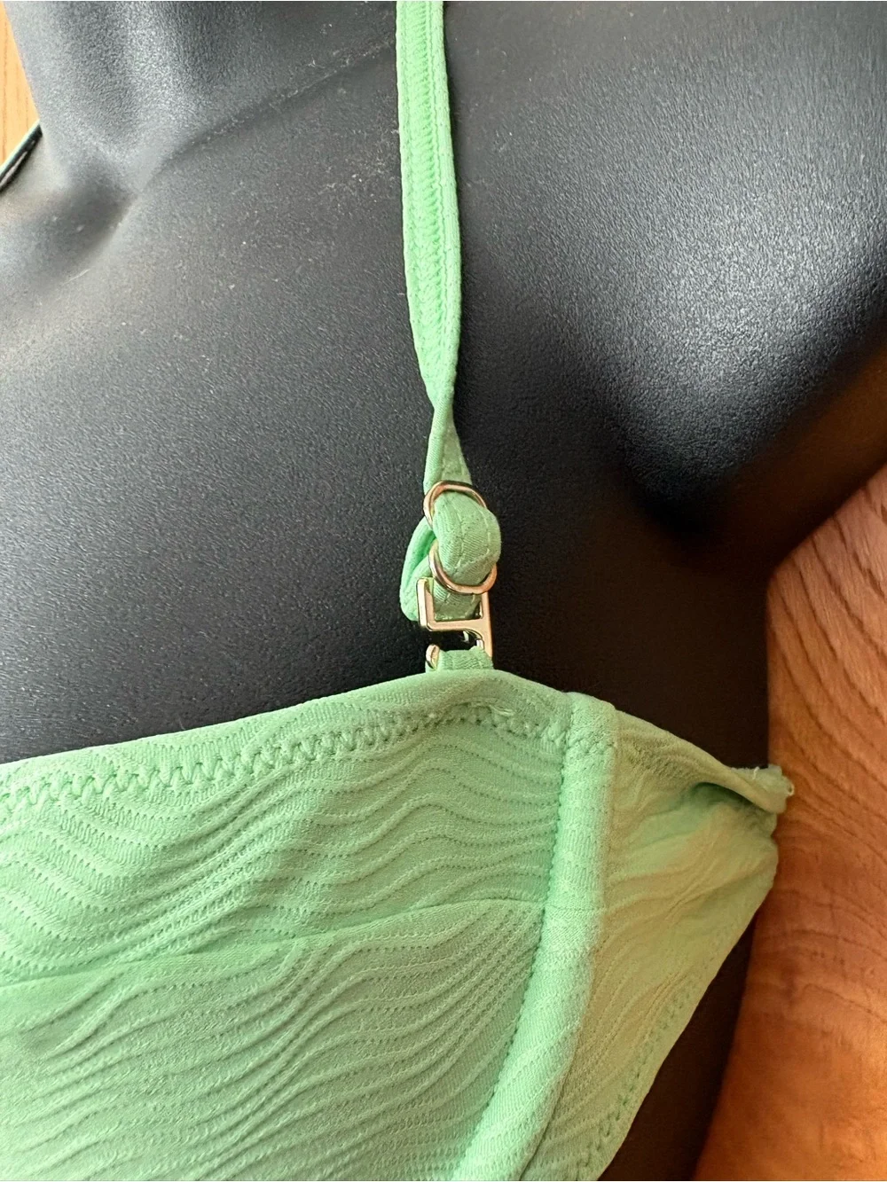 Monday Swimwear Mint Green Textured Underwire Bikini S/P